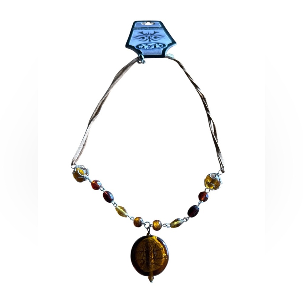 Killer beads Amber Beaded Necklace